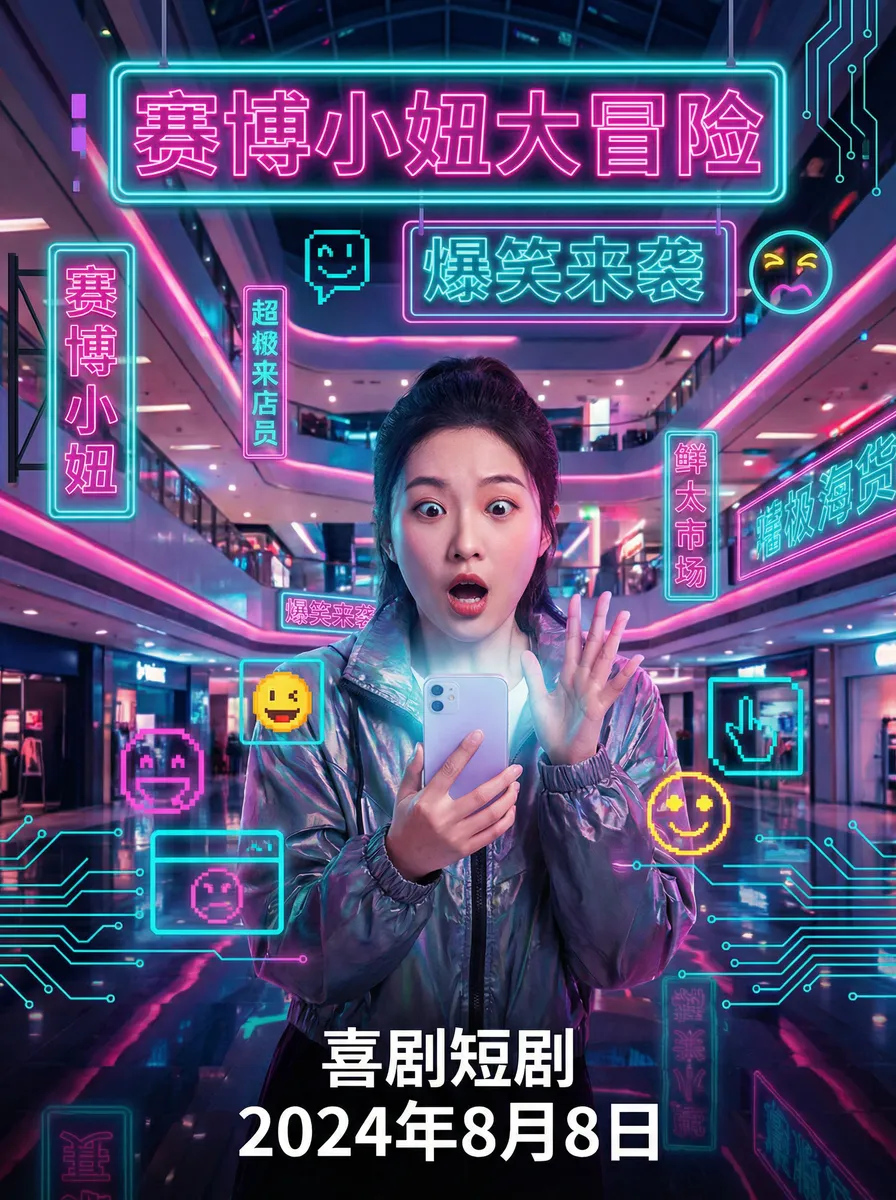 西西里的美丽传说 电影 搞笑喜剧短剧 - 赛博小妞大冒险海报